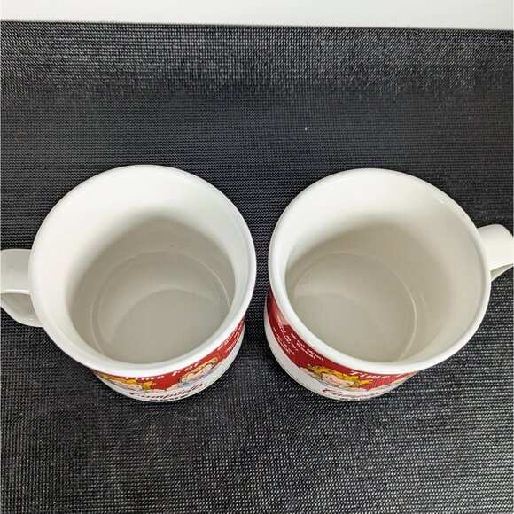Campbells Soup ~Time For Campbells Soup Mugs Set 2  1998 Houston Harvest Vintage - Picture 2 of 4